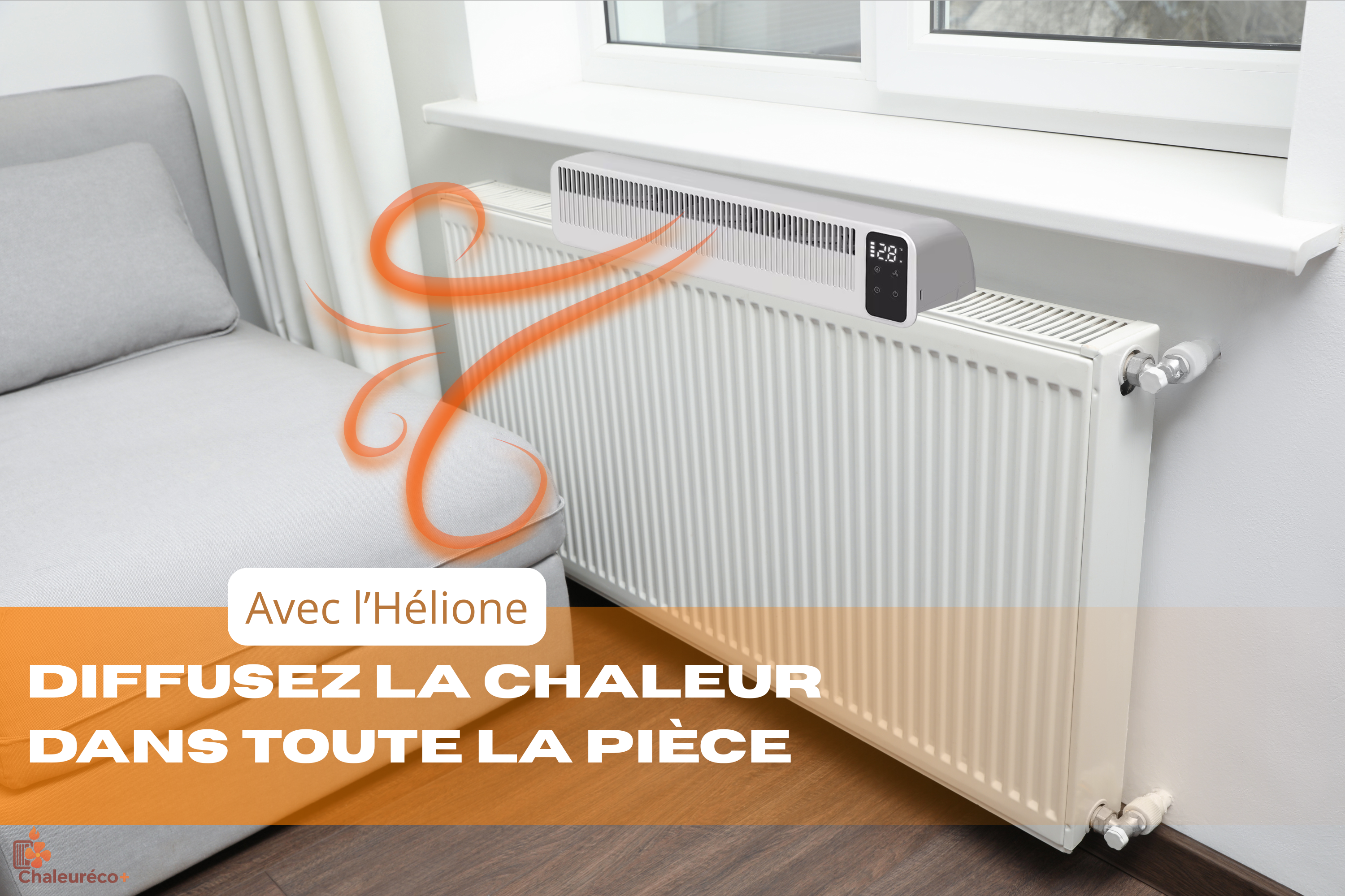 L'Hélione - Amplificateur de chauffage pour radiateur